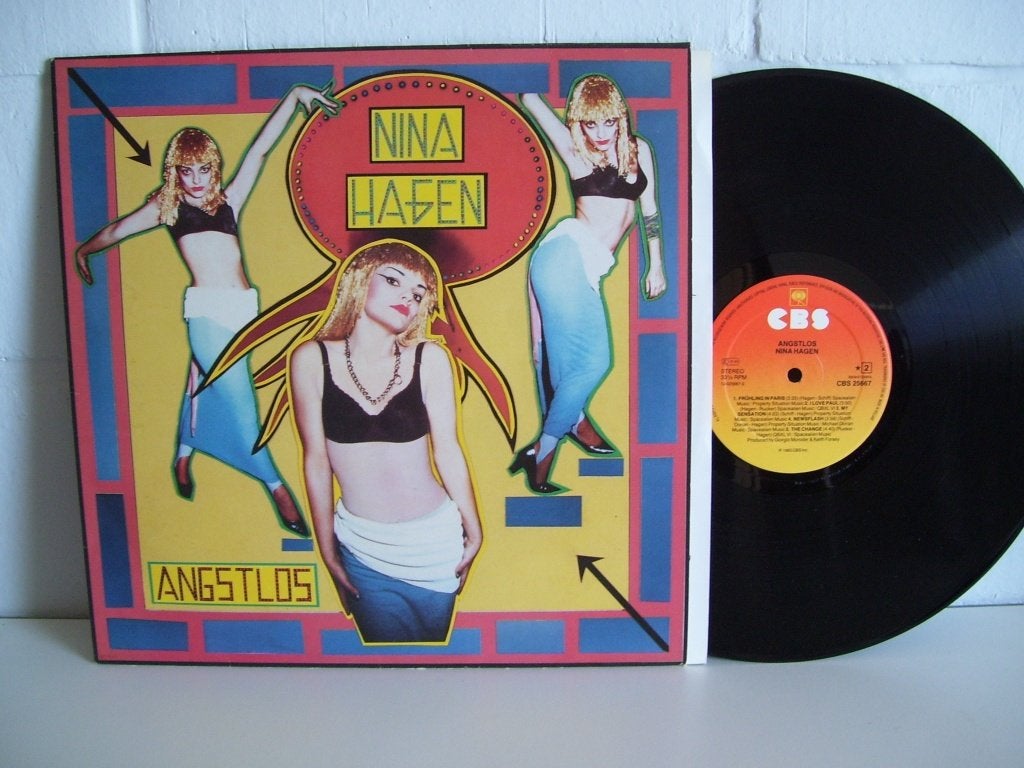 NINA HAGEN  angstlos, 1980 - 1989, Alternative, Ophalen of Verzenden, Zo goed als nieuw