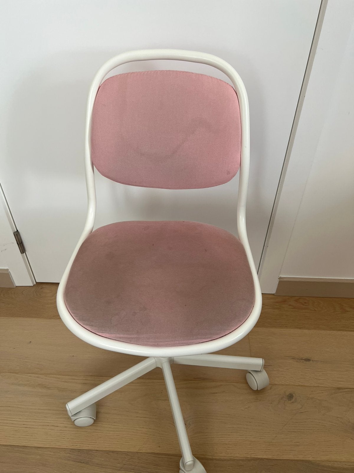 Chaise de bureau pour enfant IKEA ÖRFJÄLL rose/blanc, Enlèvement, Utilisé, Rose, Chaise de bureau
