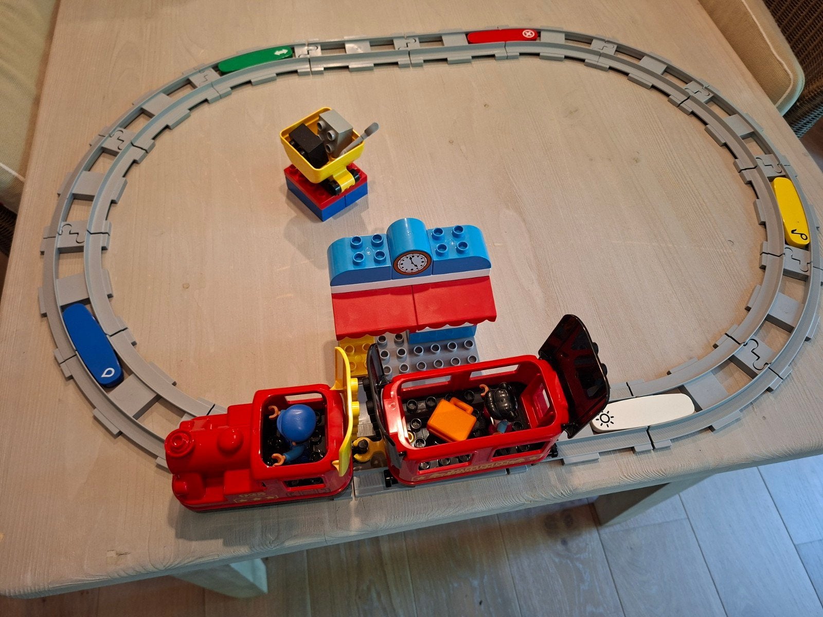 Duplo stoomtrein, Ophalen