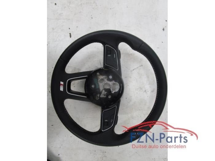 Audi A4 8W S-Line Stuur MF+F1 Leer (Leder, leren), Enlèvement ou Envoi, Utilisé