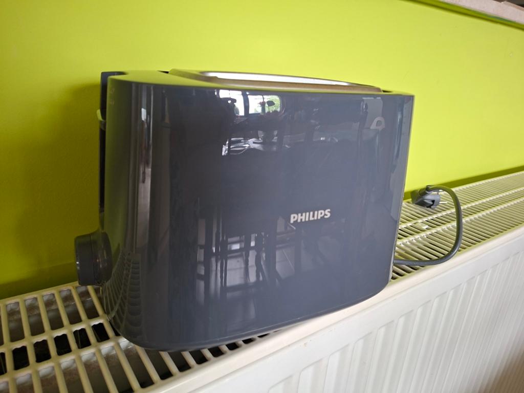 Broodrooster Philips, Elektronische apparatuur, Broodroosters, Ophalen of Verzenden, Zo goed als nieuw, Uitneembare kruimellade