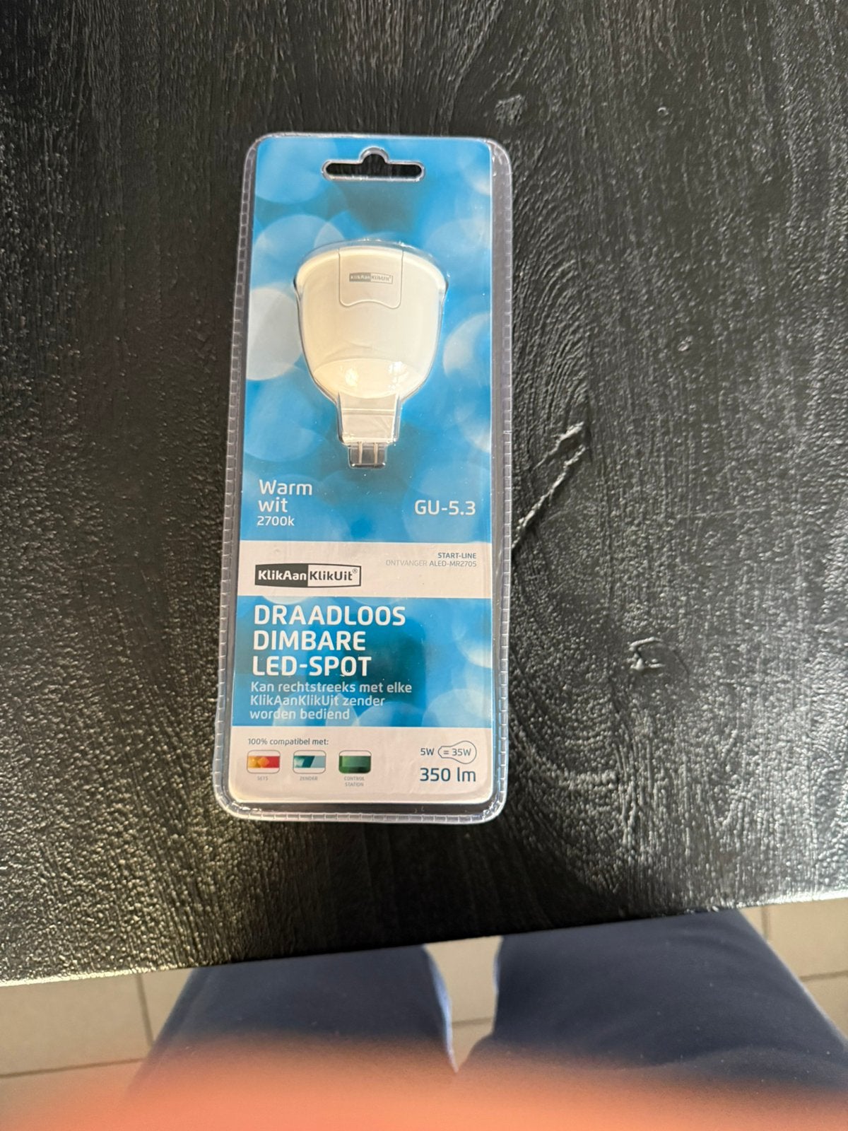 KLIK-AAN-KLIK-UIT ALED-MR2705 Draadloze Dimbare ledspot, Ophalen, Nieuw