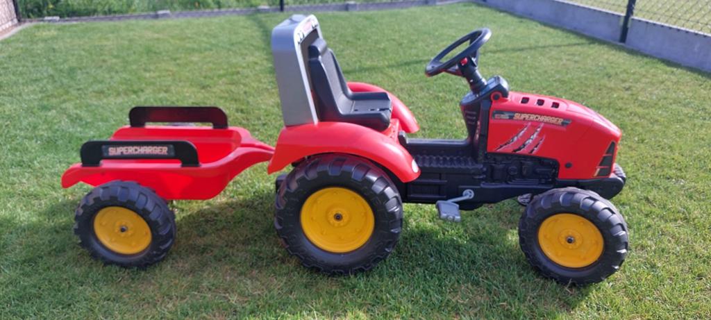 Supercharger zelftrapper tractor en trailer., Ophalen, Zo goed als nieuw