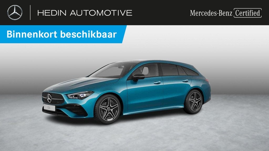 Mercedes-Benz CLA-Klasse 180 Shooting Brake AMG Line | Night, CLA, Gebruikt, 4 cilinders, Leder en Stof