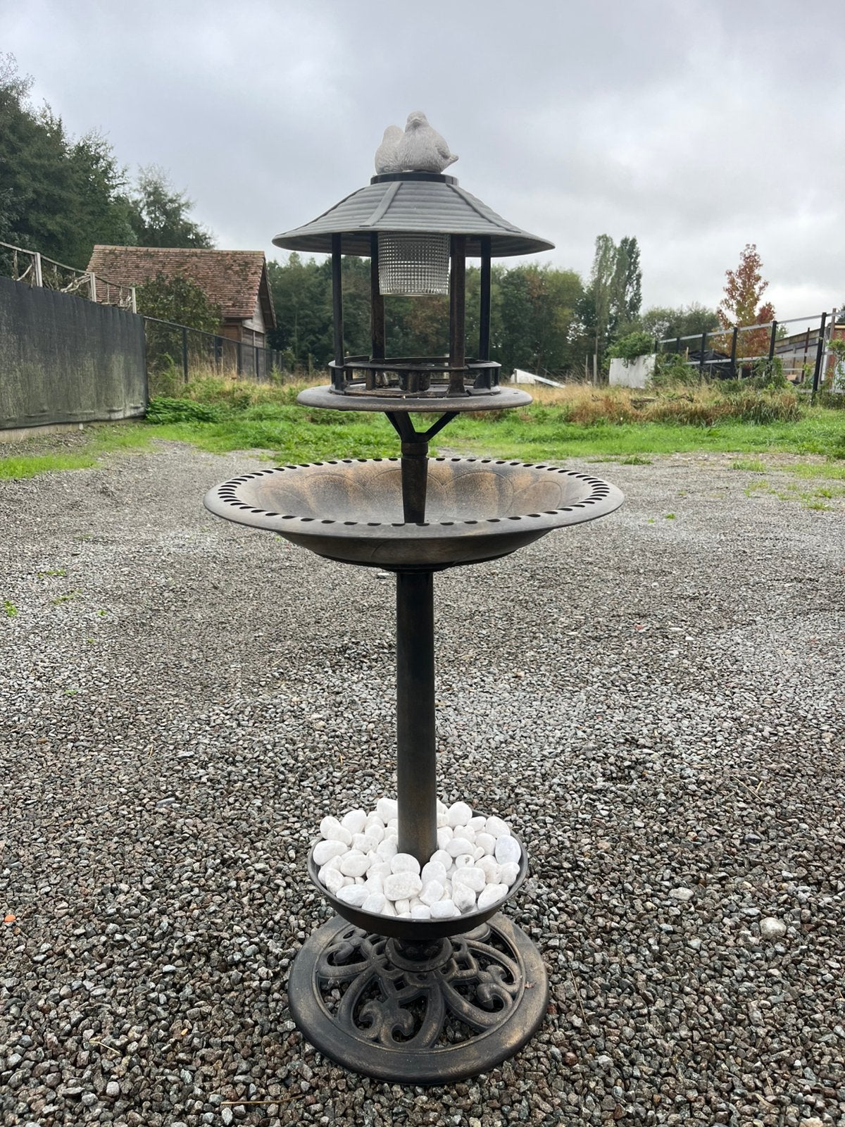 Mooi vogelhuisje met bad, Tuin en Terras, Ophalen, Gebruikt