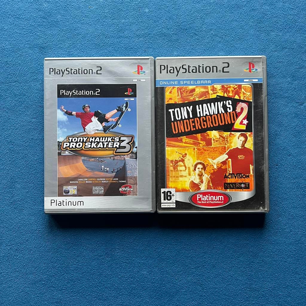 PS2-Tony Hawk bundel-Cib, Games en Spelcomputers, Games | Sony PlayStation 2, Ophalen, Gebruikt