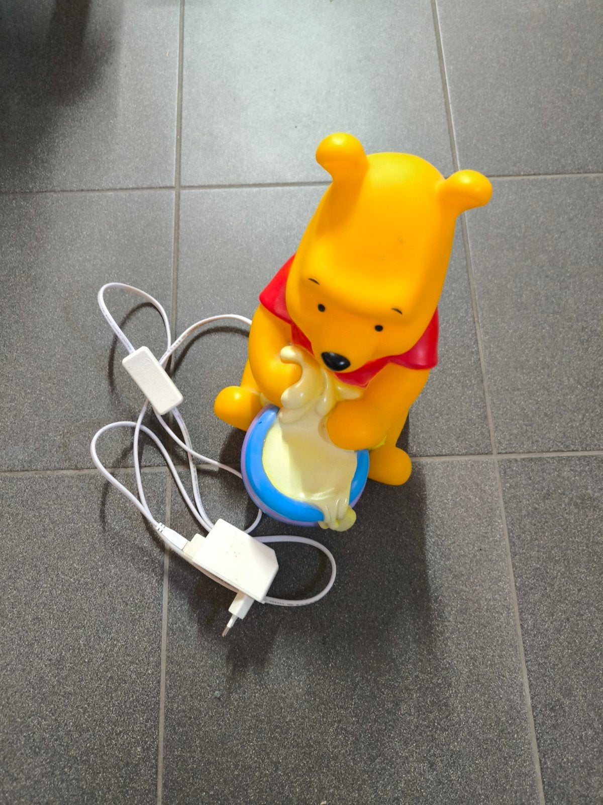 nachtlampje Winnie de Poeh, Enlèvement