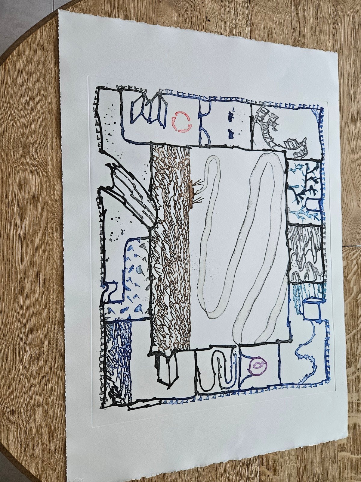 the travelling brush, Ophalen of Verzenden, Zo goed als nieuw, Pierre Alechinsky, Grafische vormgeving
