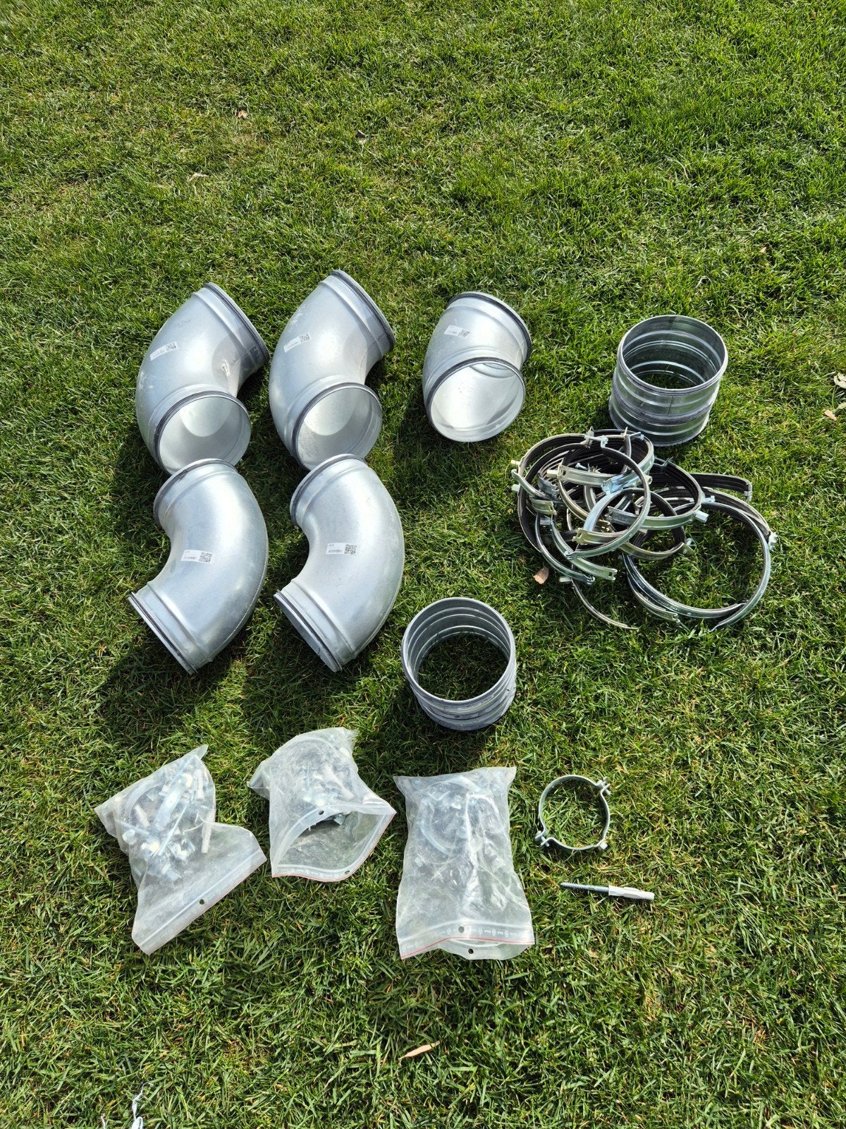 Allerlei ventilatiemateriaal, Doe-het-zelf en Bouw, Buizen en Afvoer, Ophalen, Nieuw