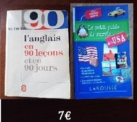 méthode 90 jours anglais 7€ + gratuit guide de conversation, Livres, Enlèvement ou Envoi, Utilisé, Méthode 90jours / Larousse