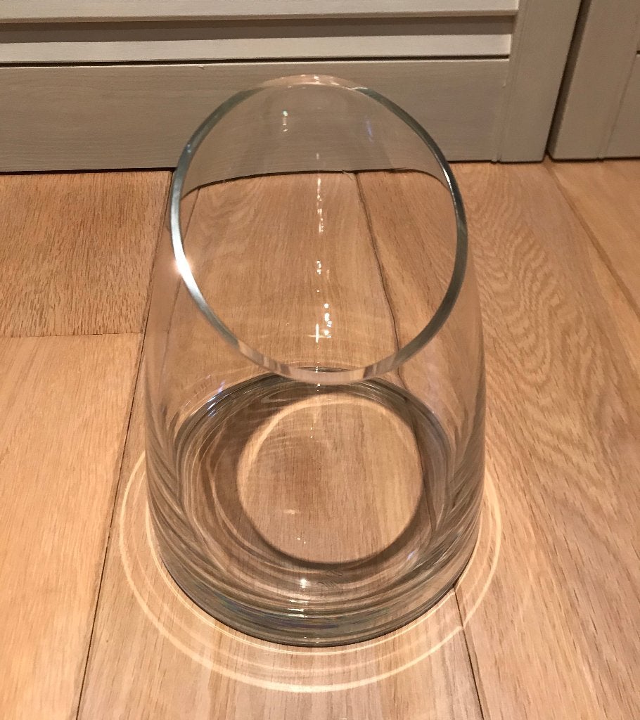 Glazen vaas, Ophalen, Zo goed als nieuw, Glas