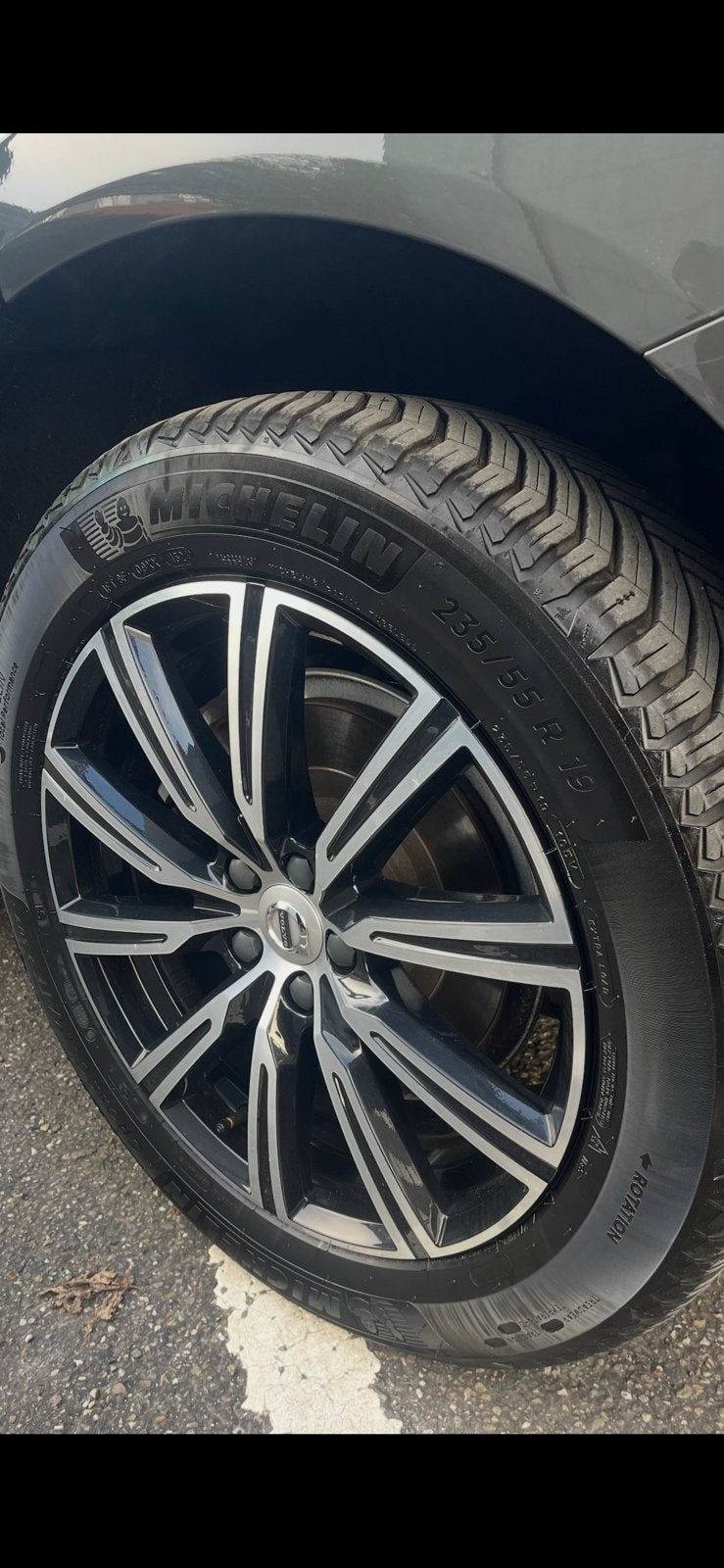 Volvo xc60 4 Aluminium velgenset met banden, Gebruikt, Banden en Velgen, 235 mm, All Season