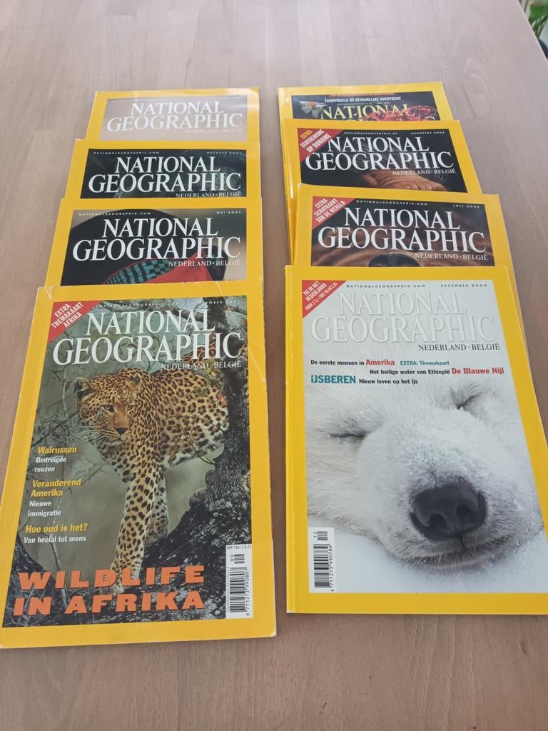 8 national geographic, Boeken, Tijdschriften en Kranten, Ophalen