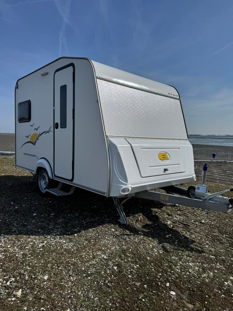 Nieuwe caravan erba 360, Ophalen