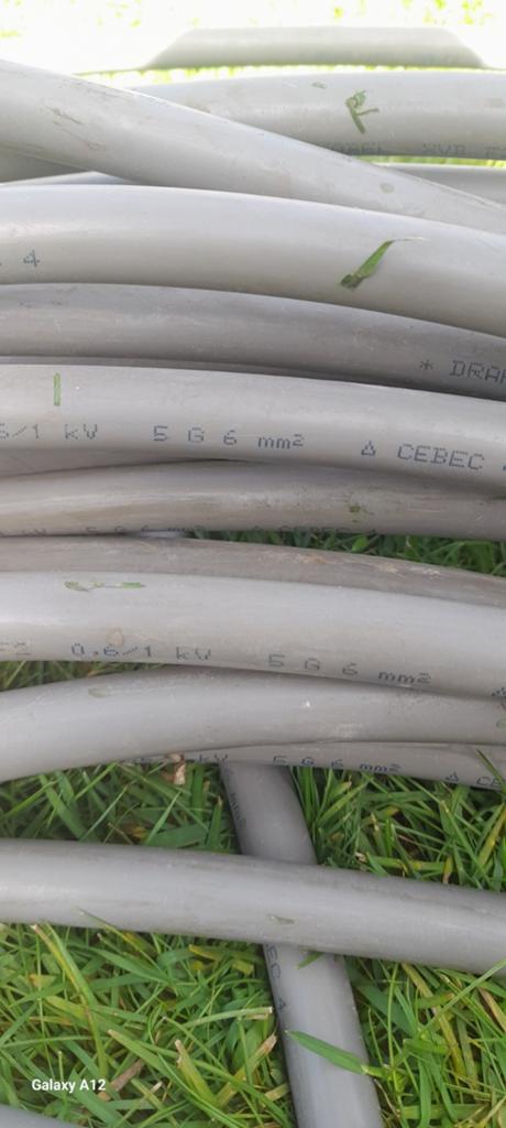 Elektriciteitskabel 5x6mm², Doe-het-zelf en Bouw, Elektriciteit en Kabels, Ophalen