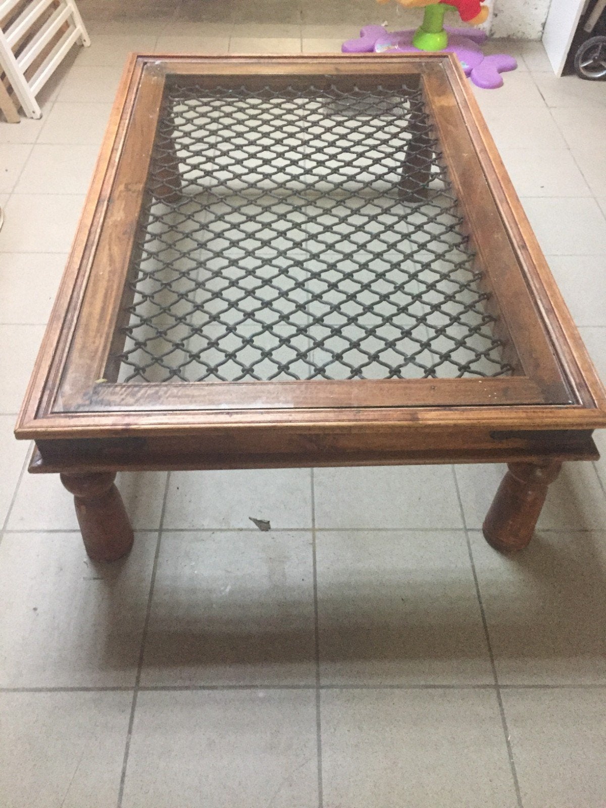 Table basse, Enlèvement, Comme neuf, Rectangulaire, Chêne
