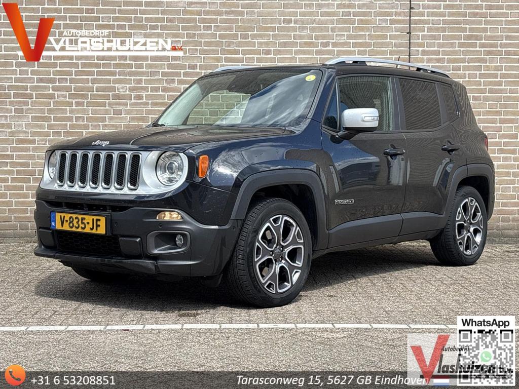 Jeep Renegade 2.0 MultiJet Limited Automaat | Mindervalide A, Auto's, Jeep, Bedrijf, Renegade, 4x4, ABS, Airbags, Alarm, Bluetooth