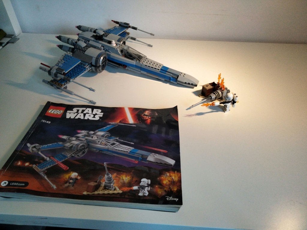 Resistance X-Wing Fighter, Gebruikt, Star Wars, Lego, Overige typen