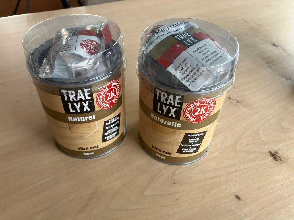 Trae Lyx naturel ultra mat, Bricolage & Construction, Peinture, Vernis & Laque, Neuf, Moins de 5 litres, Autres couleurs, Laque