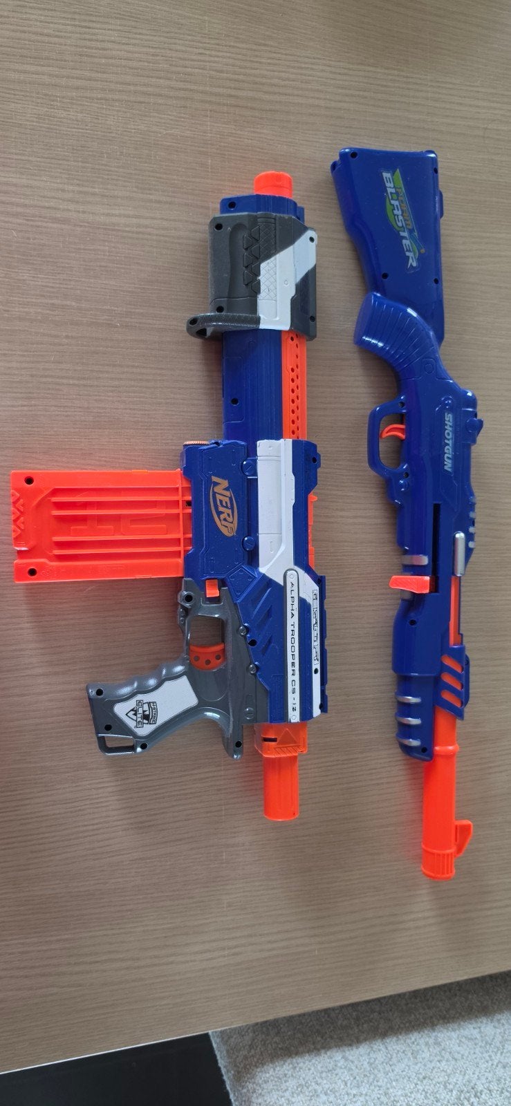 Nerf geweren, Ophalen, Gebruikt