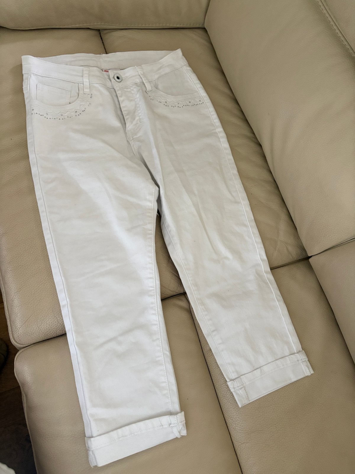 Broeken, Kleding | Dames, Broeken en Pantalons, Maat 38/40 (M), Blauw, Ophalen of Verzenden, Zo goed als nieuw