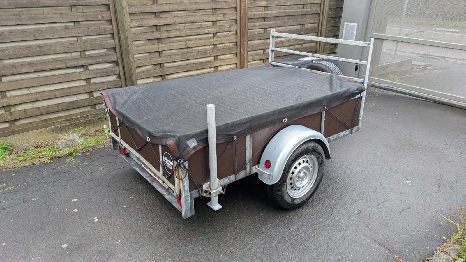 Enkelas aanhangwagen 200x125, Auto diversen, Ophalen, Zo goed als nieuw