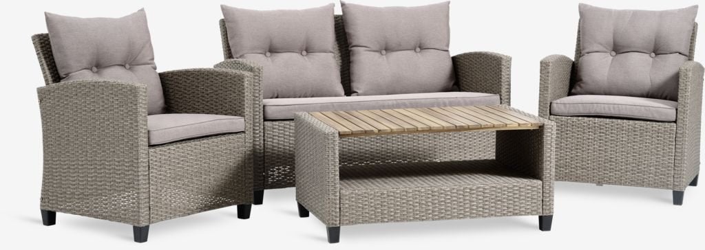 Loungeset/tuinset VEN zgan + kussens, Tuin en Terras, Ophalen, Zo goed als nieuw, Loungeset