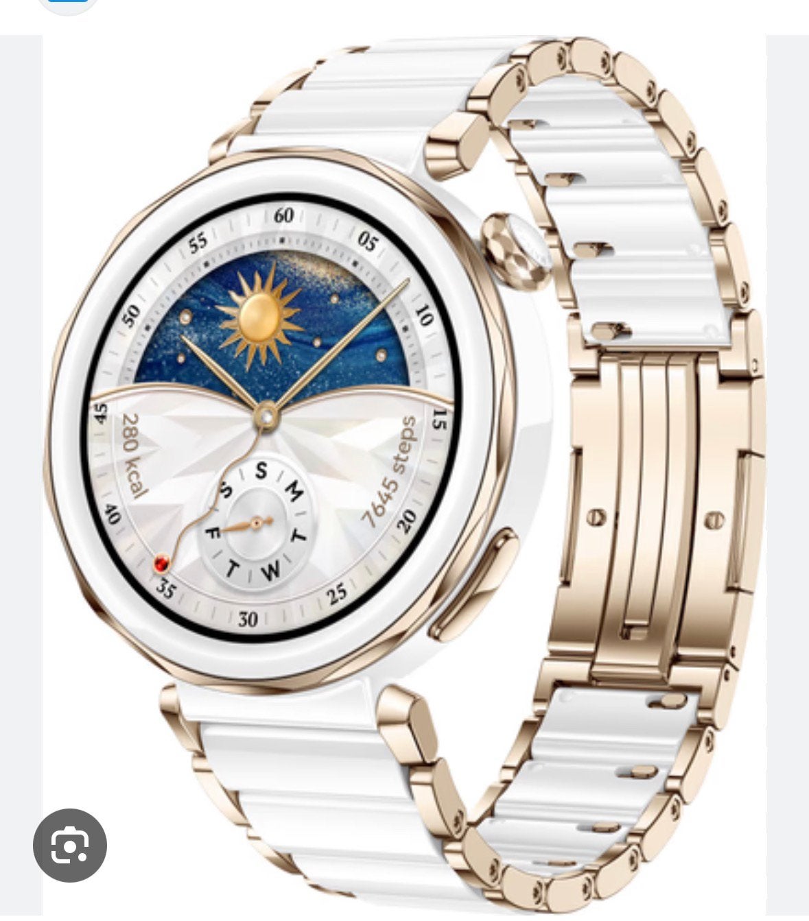 Huawei smartwatch GT5 pro 42mm, Ophalen of Verzenden, Slaap, Zo goed als nieuw, Wit