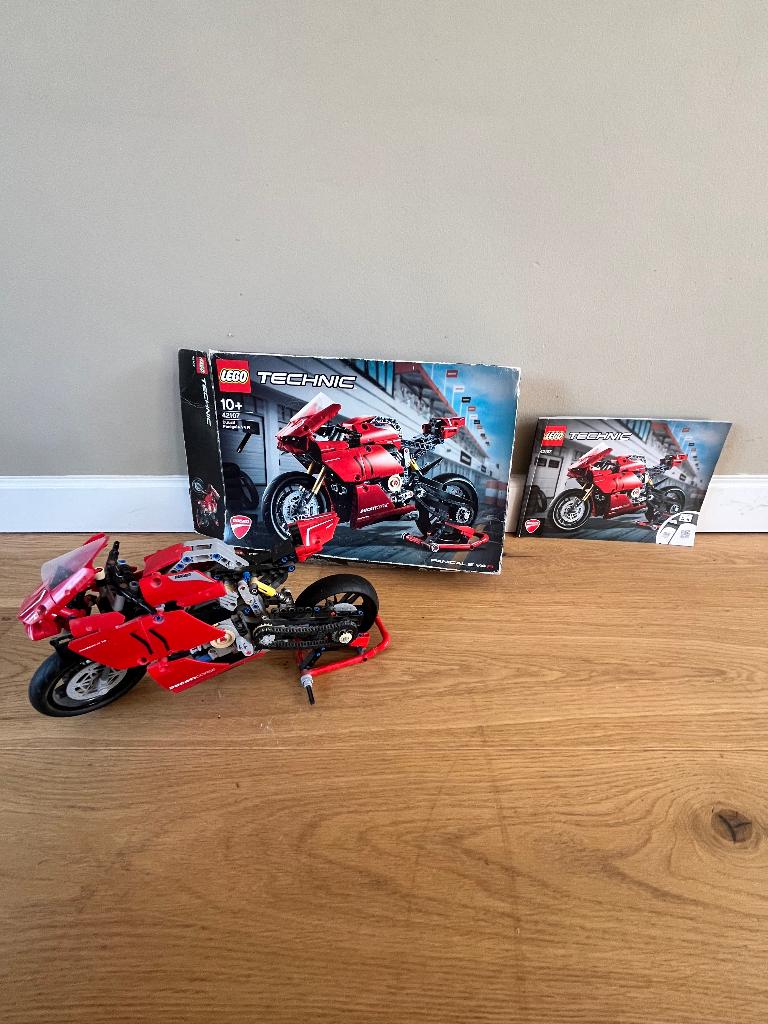 Lego Technic moto Ducati, Ophalen, Compleet, Gebruikt, Lego