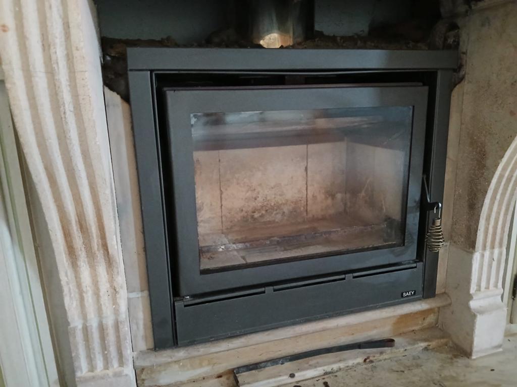 Houtkachel, Huis en Inrichting, Haarden, Ophalen, Gebruikt, Inbouwhaard, Houthaard