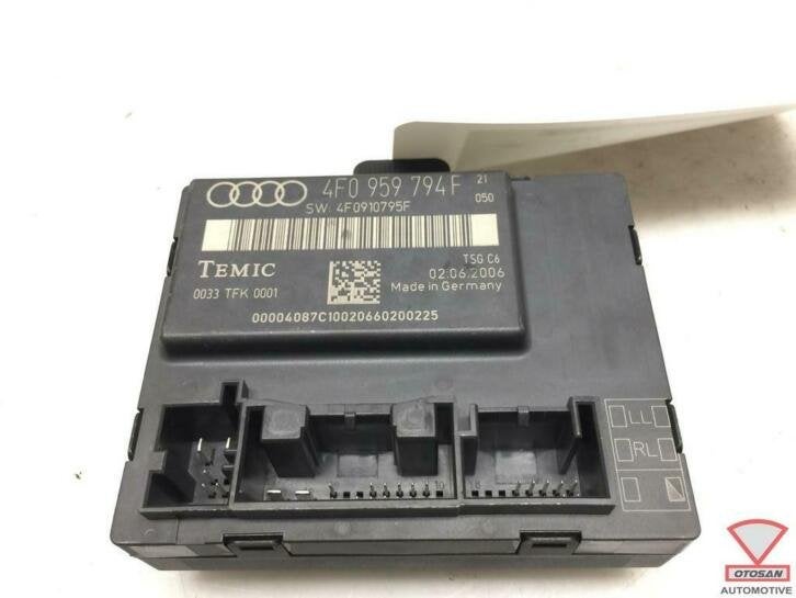 audi a6 4f a4 8k deur portier module rechts achter 4f0959794, Gebruikt, AUDI AG, Auto-Union-Strasse 1
85045  Ingolstadt, DE, Audi