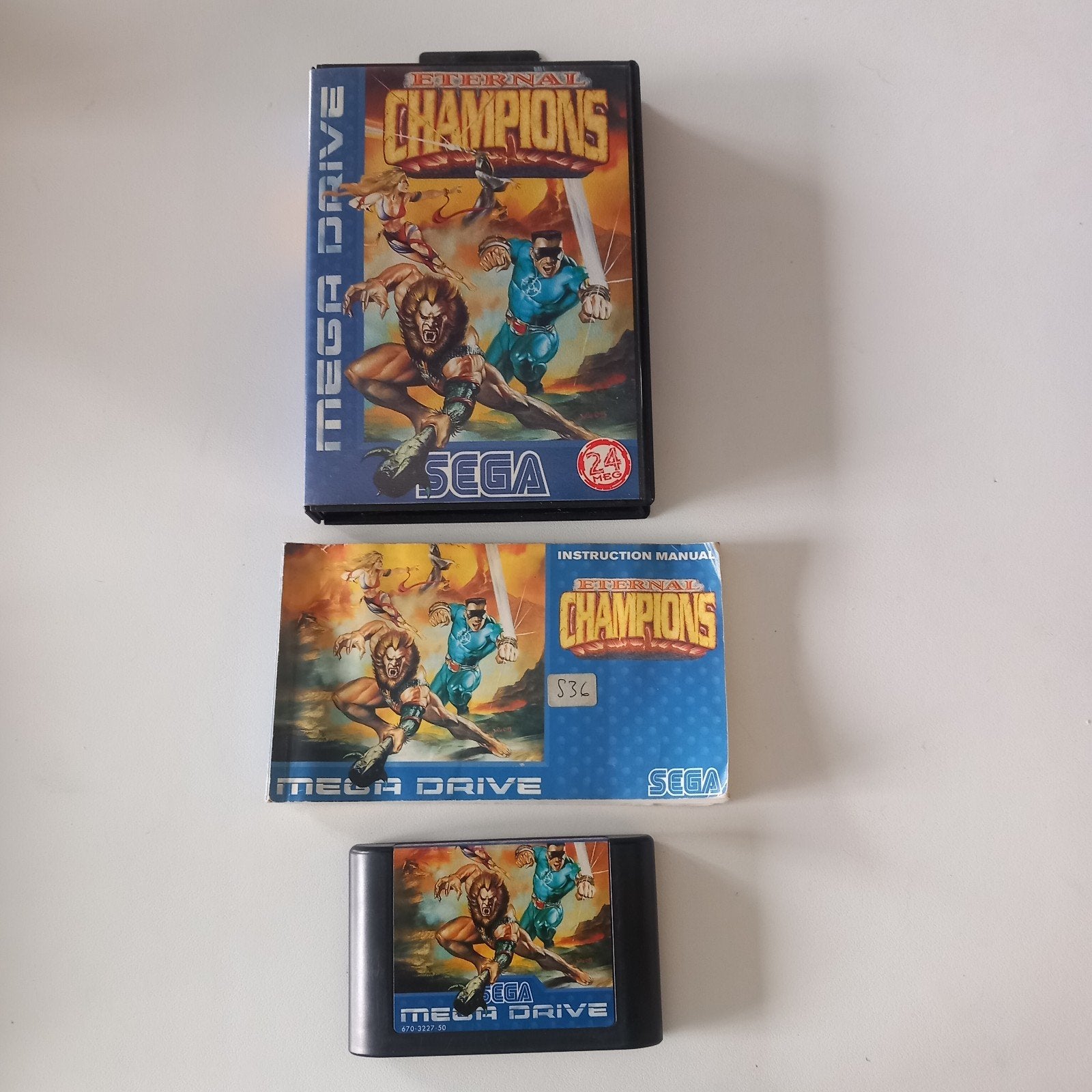 Eternal Champions Sega Mega Drive pal, Ophalen of Verzenden, Mega Drive