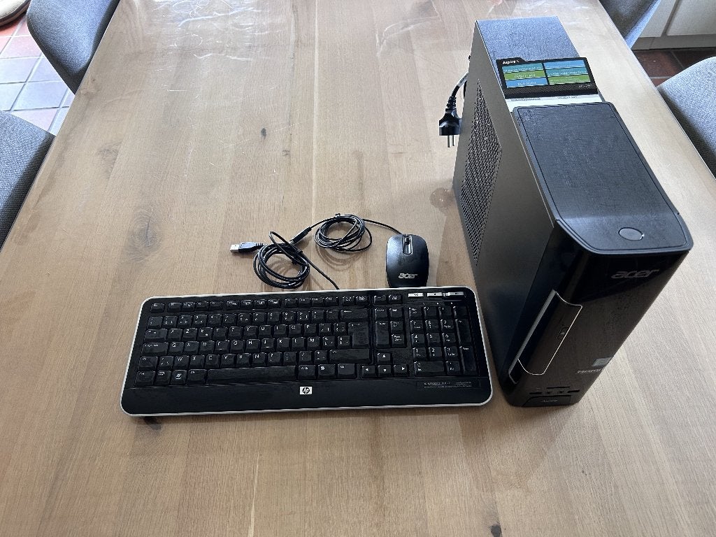 ACER ASPIRE X - Desktop PC met toetsenbord en muis, Ophalen, 8 GB, Refurbished, 512 GB