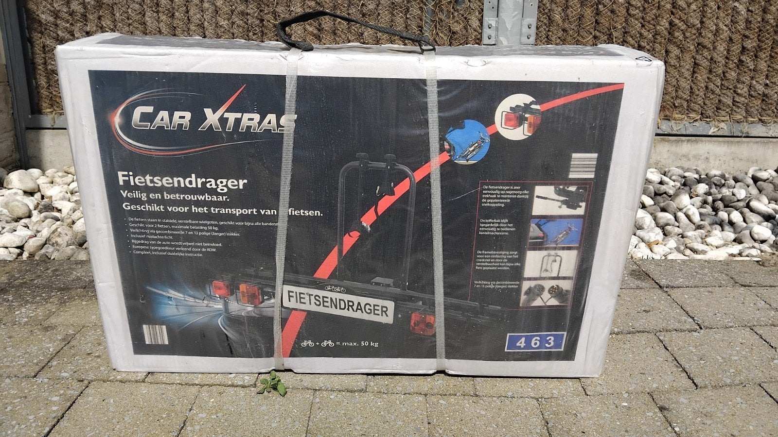 Car Xtras Fietsendrager nieuw, Ophalen, 2 fietsen, Nieuw, Trekhaakdrager