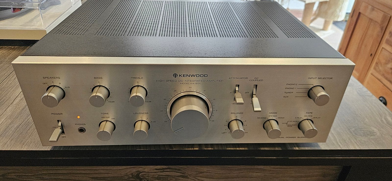 Versterker KA-601 Kenwood, Muziek en Instrumenten, Versterkers | Keyboard, Monitor en PA, Ophalen