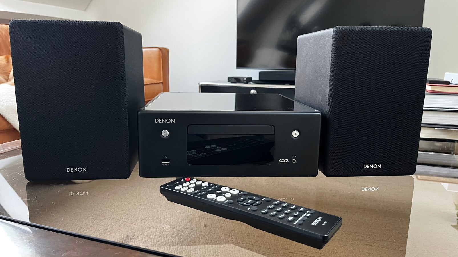 Denon RCD-N10 Zwart, TV, Hi-fi & Vidéo, Enlèvement, Comme neuf, Denon