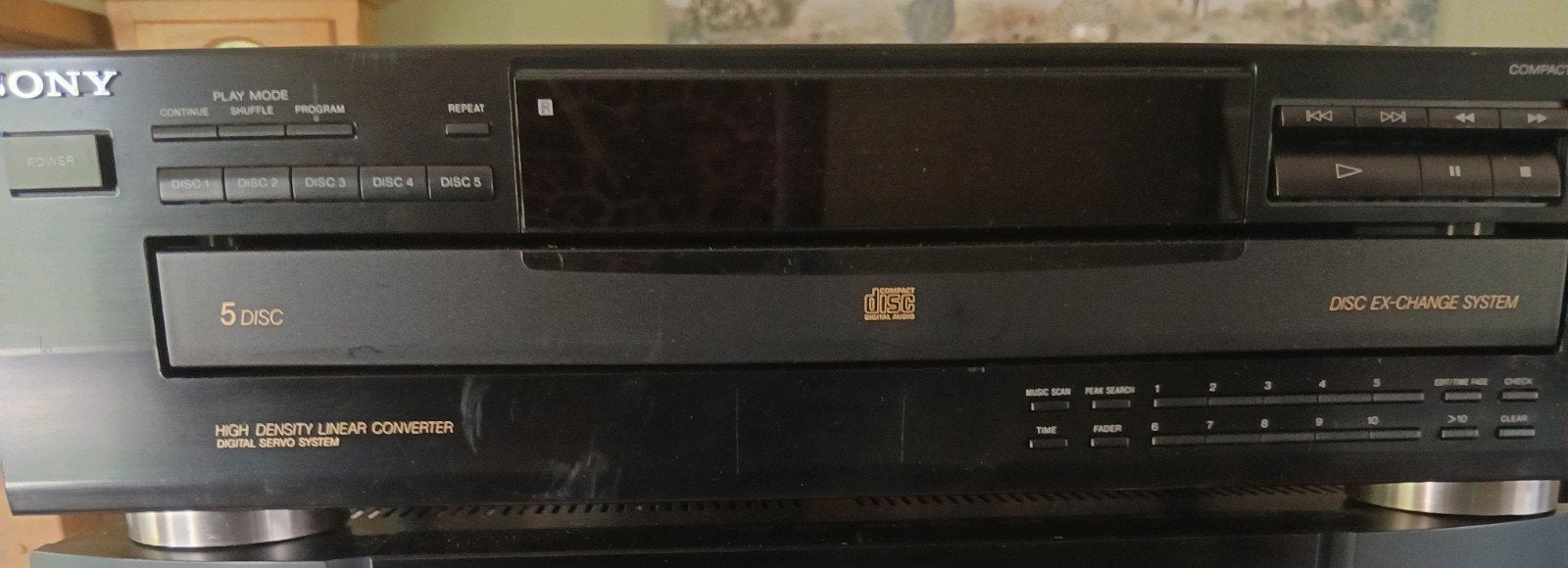 Sony CDP-C335 5-Disc CD-Wisselaar – Getest en Werkend!, Audio, Tv en Foto, Cd-spelers, Sony, Wisselaar, Ophalen