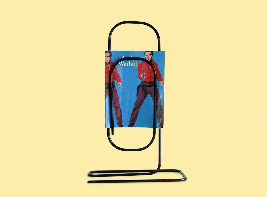PoP ArT PaperClip Magazine Holder, Maison & Meubles, Enlèvement ou Envoi, Utilisé, Métal