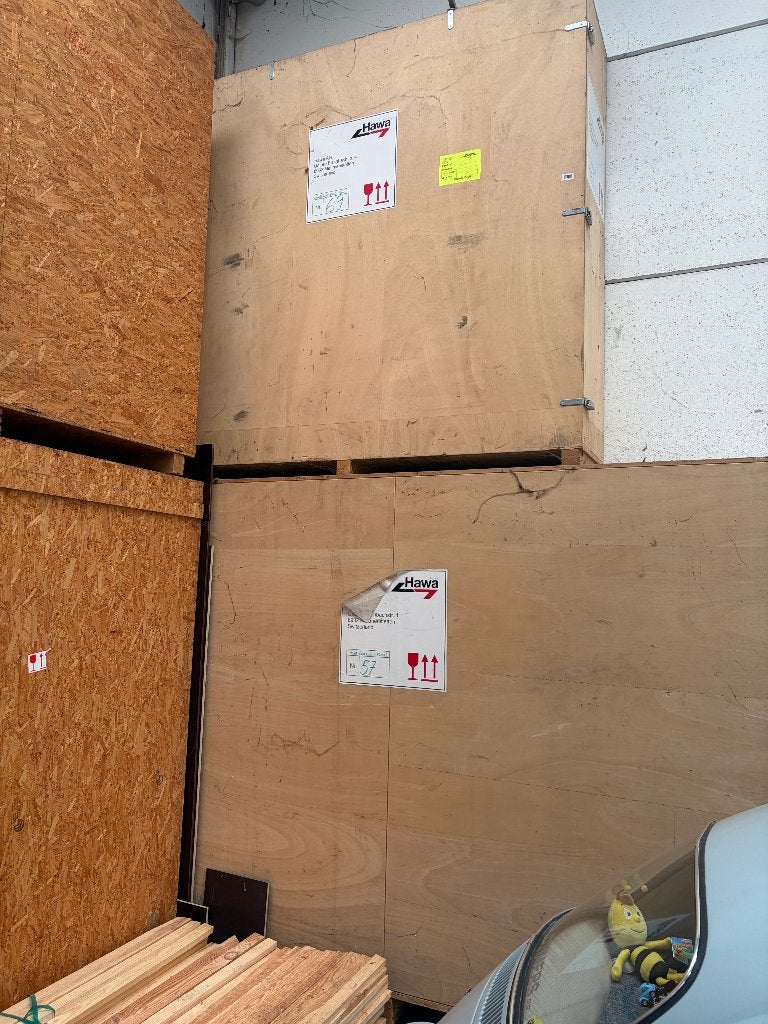 Grote transport kist, Ophalen, Gebruikt