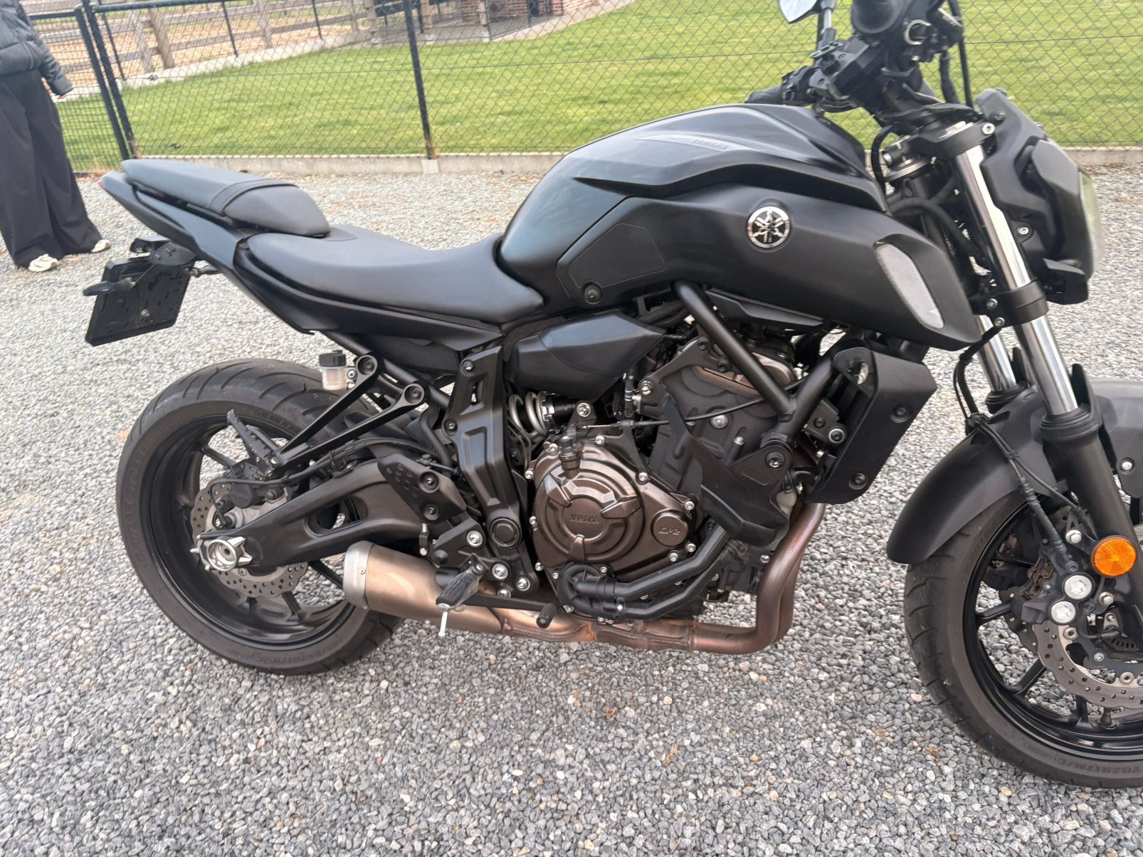 Mt07 orginele uitlaat, Motoren, Particulier
