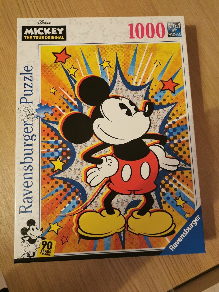 Mickey the Original puzzle, Ophalen of Verzenden, 500 t/m 1500 stukjes, Zo goed als nieuw, Legpuzzel