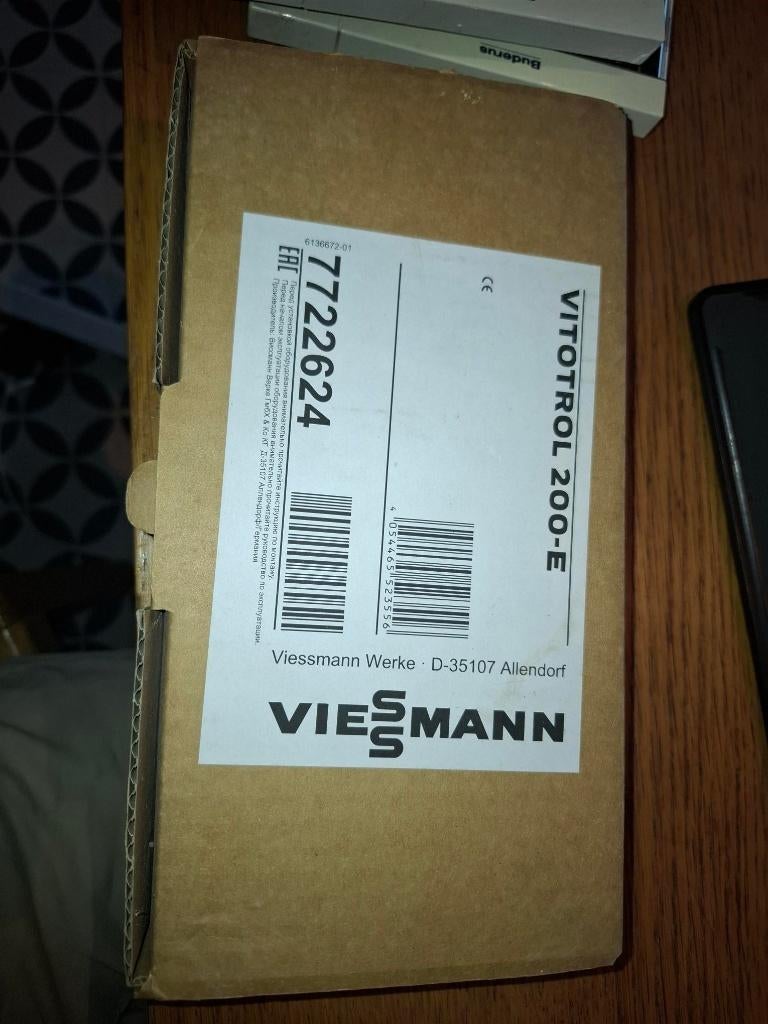 Thermostat Viessmann Vitotrol 200-E blanc (ref:7722624), Ophalen, Nieuw