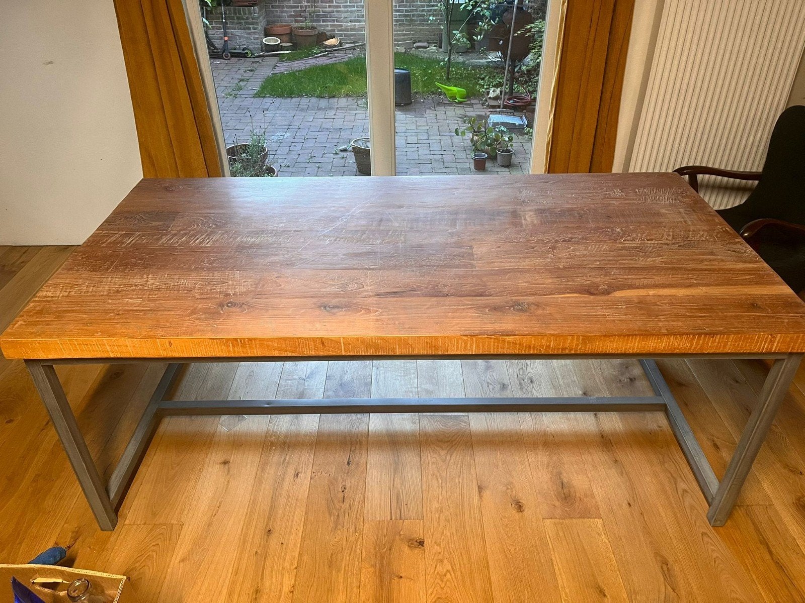 grote eettafel mangohout, Huis en Inrichting, Ophalen
