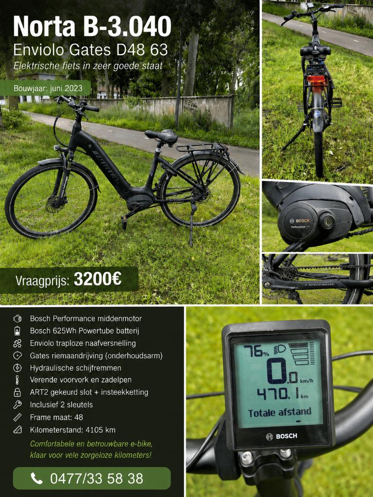 Elektrische fiets, Fietsen en Brommers, Elektrische fietsen, Zo goed als nieuw, 47 tot 51 cm, 50 km per accu of meer, Ophalen