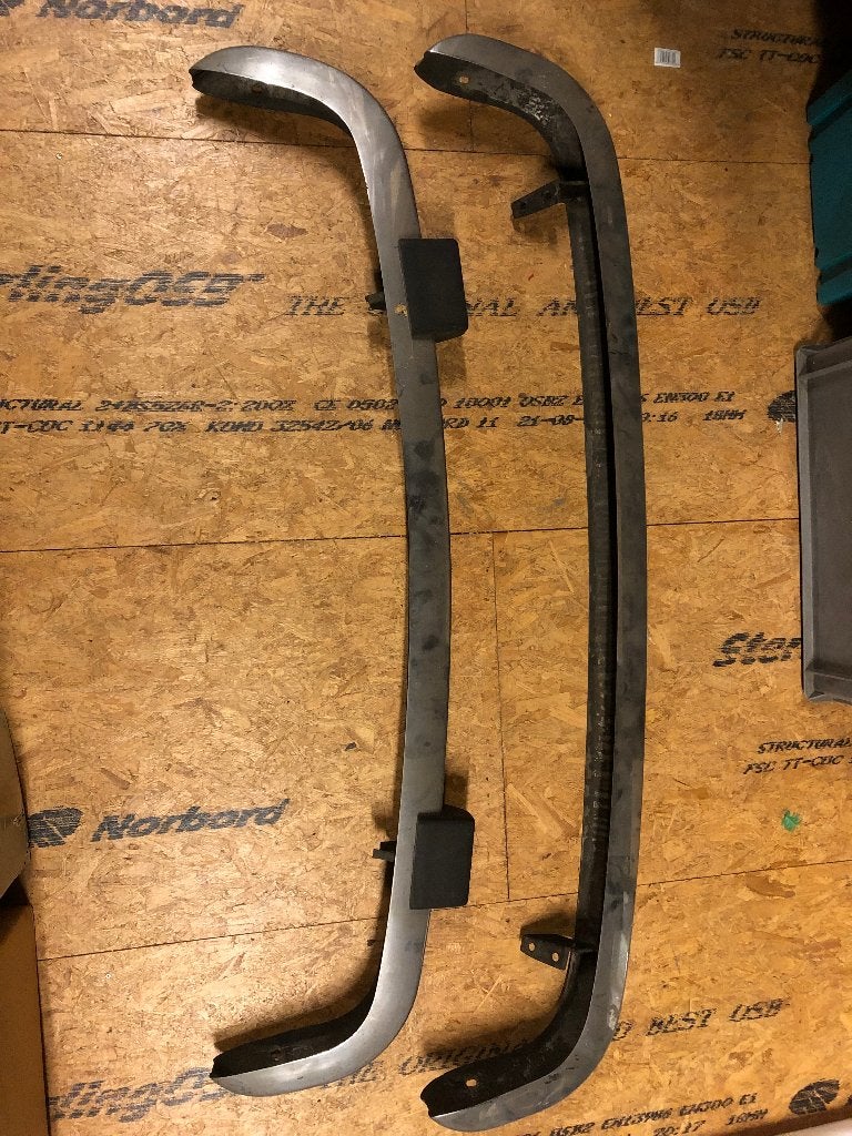 Te koop rvs bumpers voor en achter Alfetta GTV model 116, Auto-onderdelen, Ophalen, Voor, Alfa Romeo, Bumper