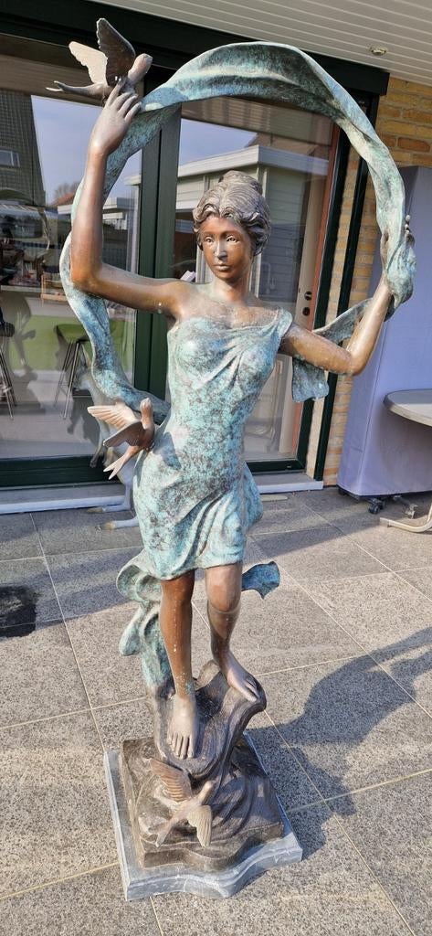 Bronzen tuinbeeld, Tuin en Terras, Ophalen
