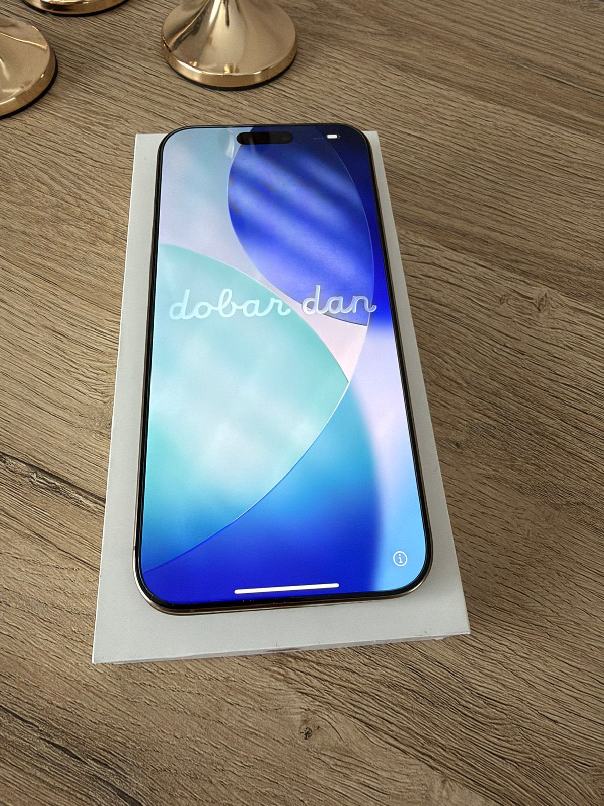 Iphone 16 pro max 256g, Or, IPhone 16 Pro Max, Comme neuf, Enlèvement