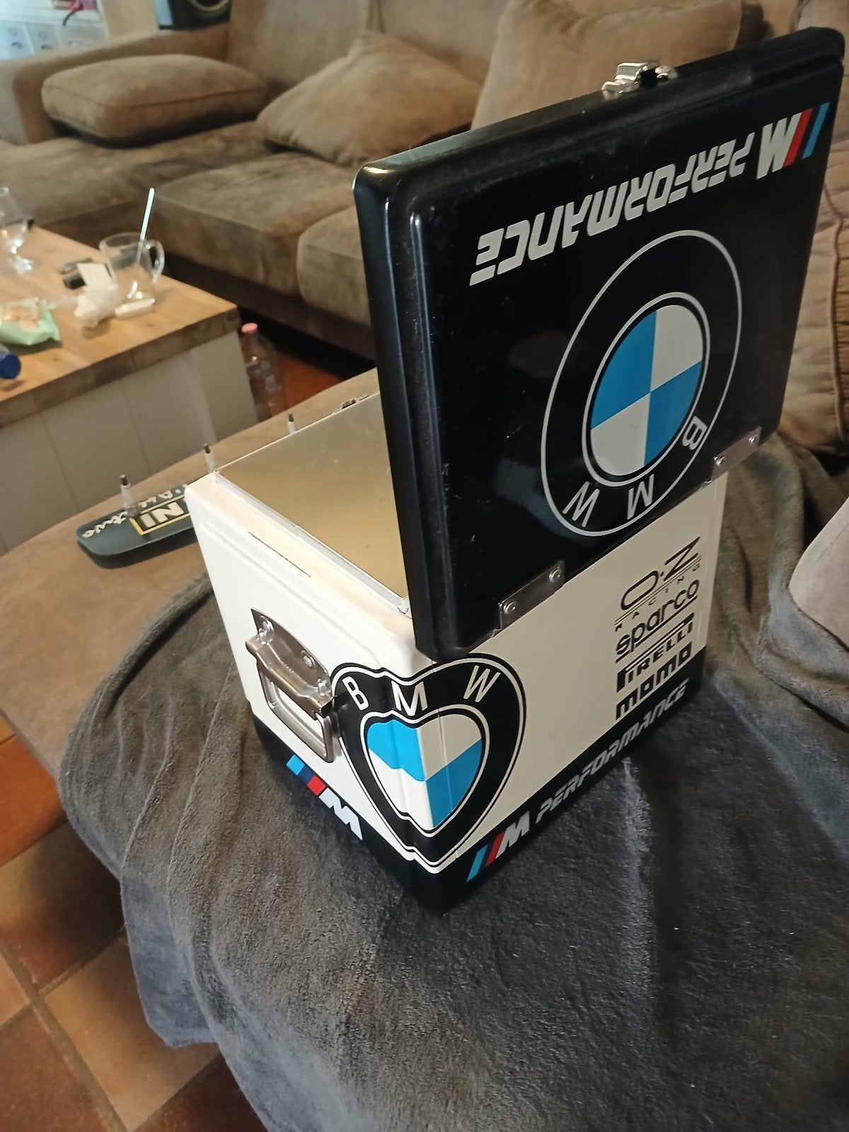 retro koelbox (metalen), Verzamelen, Ophalen