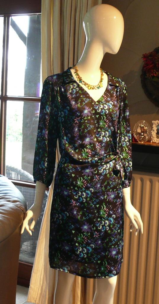 meerkleurig kleed - jurk - maat 40 - lolaliza, Kleding | Dames, Jurken, Ophalen of Verzenden, Maat 38/40 (M)