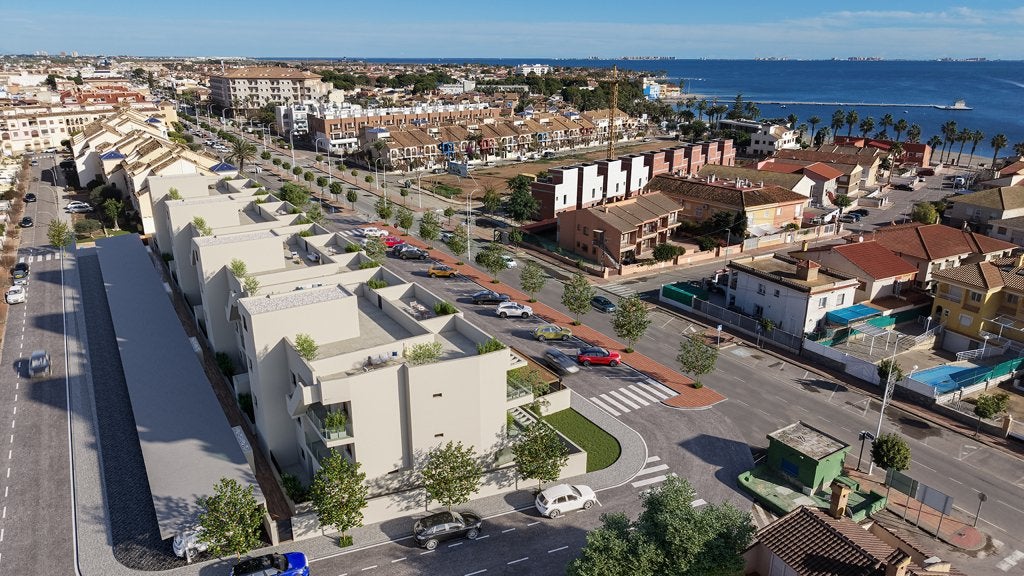 Los Alcázares, 3slpk nwbouw nabij strand, Dorp, Spanje, Los Alcázares, 3 kamers